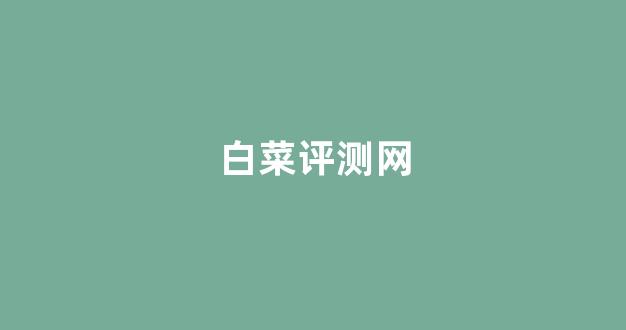 白菜十大平台推荐